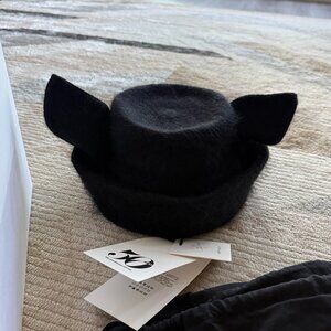 ✨ Philip Treacy x ZARA Limited Edition “Cat Ears” Hat | New | Rare